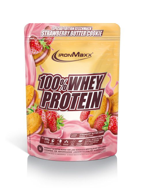 IronMaxx 100% Whey Protein LIMITED 500g Chocolate Brownie Fudge