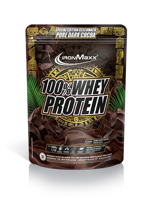 IronMaxx 100% Whey Protein LIMITED 500g Chocolate Brownie Fudge