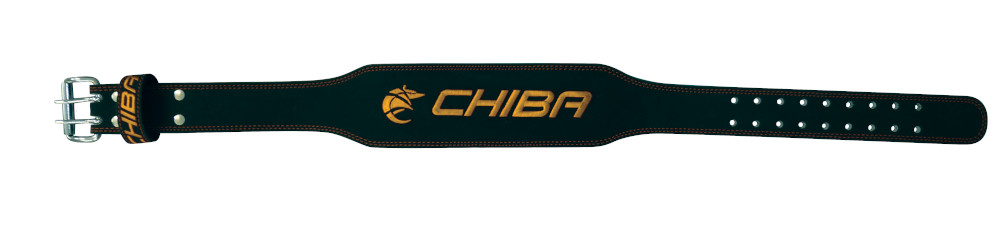 Chiba - 40810 - Ledergürtel schwarz/gold