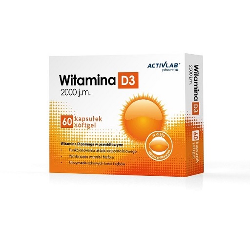 Activlab Vitamin D3 2000IE 60 Kapseln