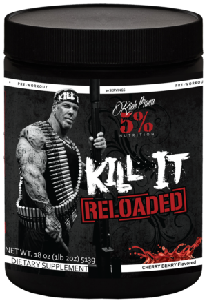 Rich Piana 5% Nutrition Kill it RELOADED Booster 513g Cherry Berry
