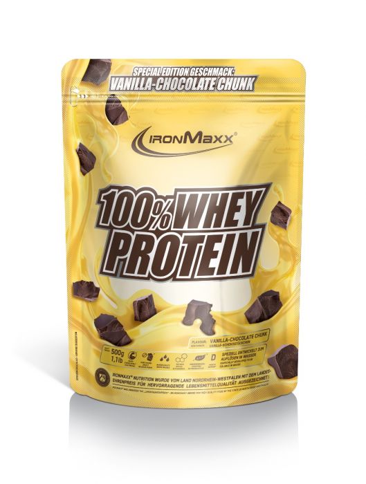 IronMaxx 100% Whey Protein LIMITED 500g Chocolate Brownie Fudge