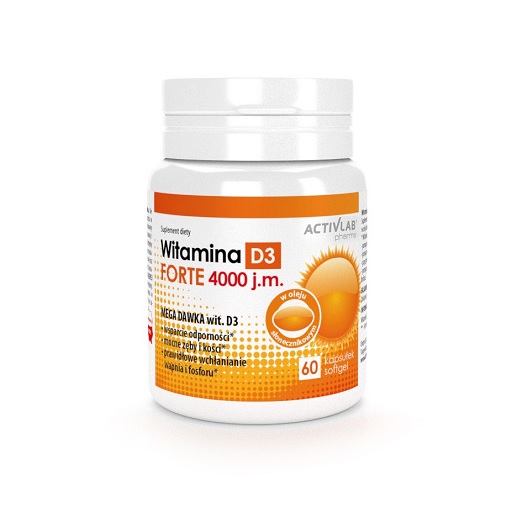 Activlab Vitamin D3 Frote 4000IE 60 Kapseln