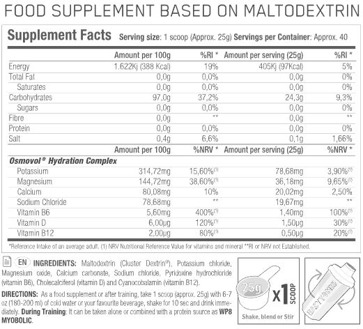 CLUSTER DEXTRIN 1000g