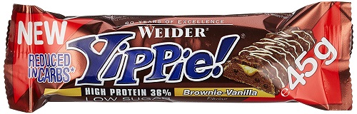 Weider Yippie Riegel 12x45g Triple Chocolate