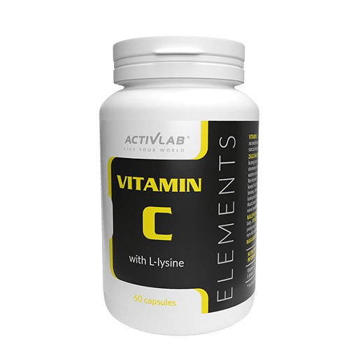 Activlab Elements Vitamin C mit L-Lysin 60 Kapseln