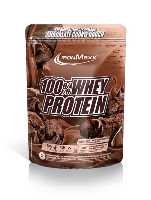 IronMaxx 100% Whey Protein LIMITED 500g Chocolate Brownie Fudge