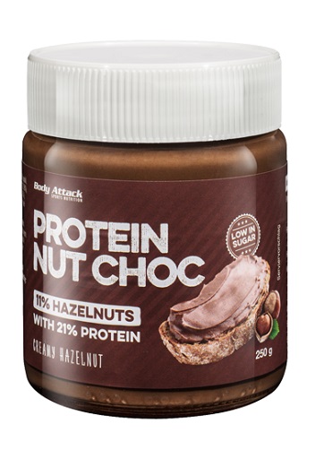 Body Attack Protein CHOC Creme - 250g Creamy Hazelnut