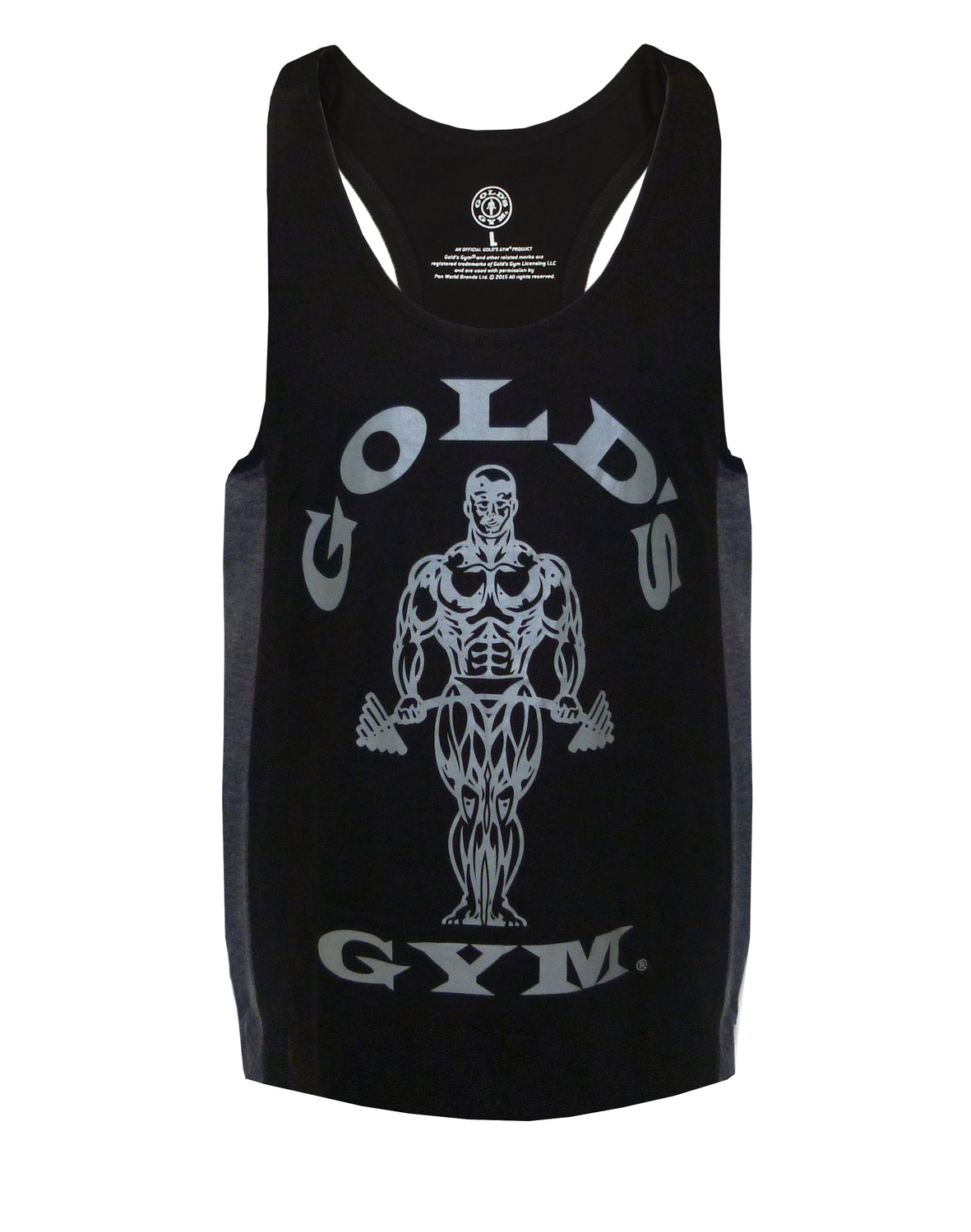 Gold´s Gym GGVST010 - Tonal Panel Stringer - black/charcoal XL